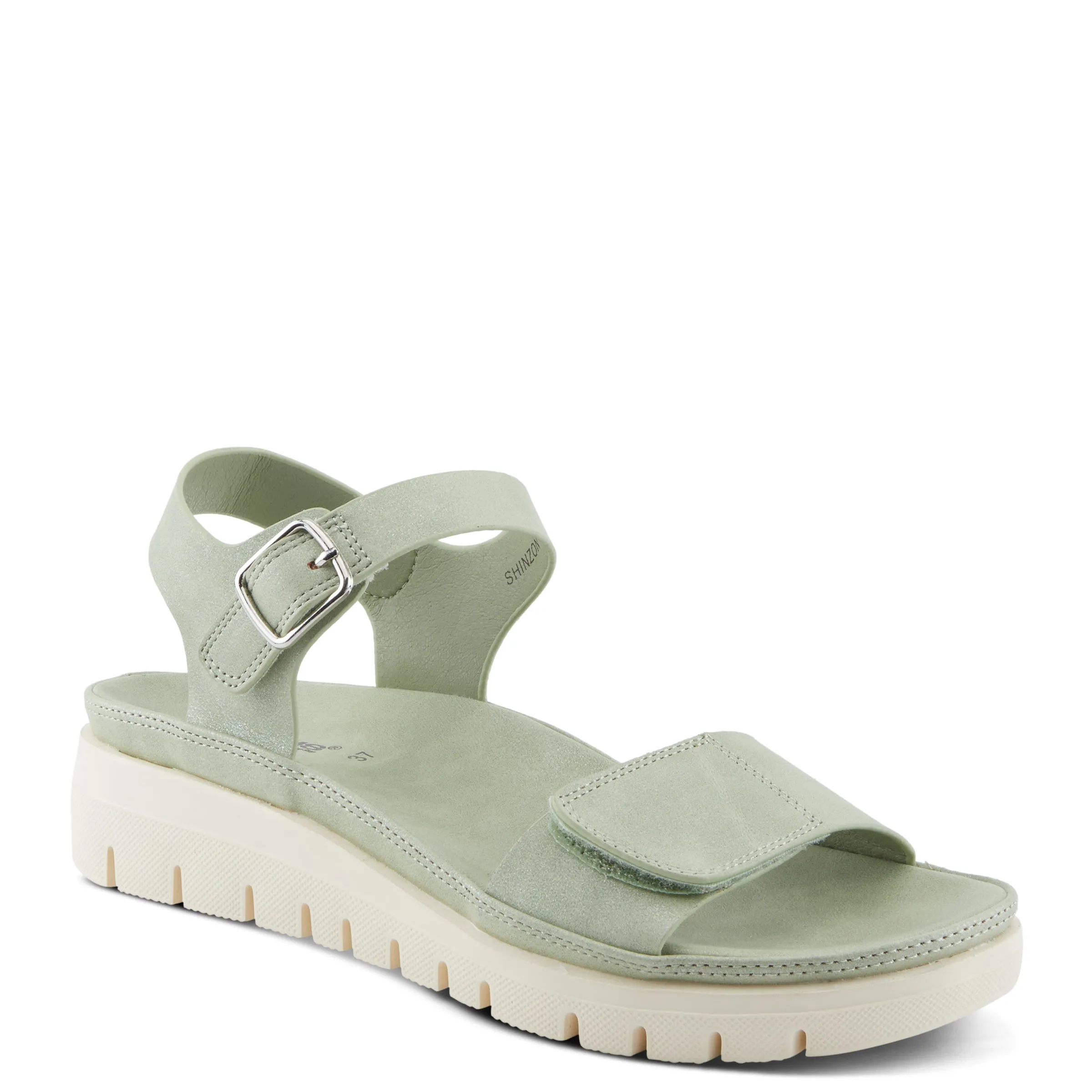 Spring Step Shoes  Flexus Shinson Women’s Vegan Leather Platform Sandals