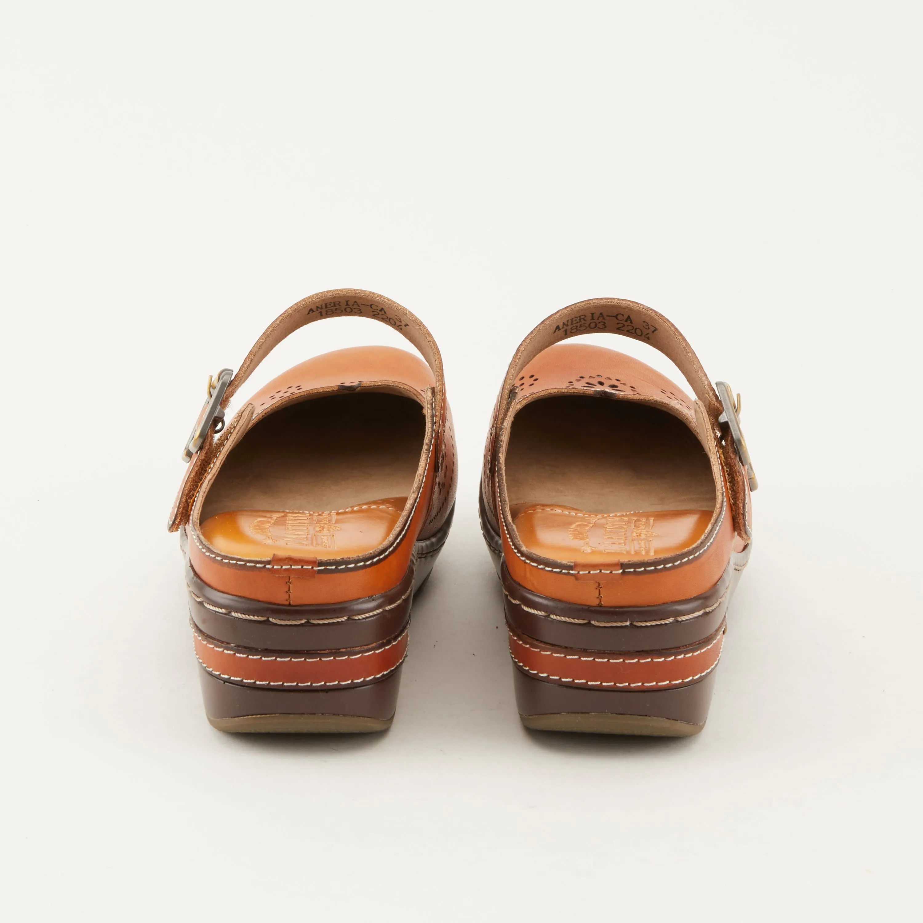 Spring Step Shoes  L'Artiste Aneria Women’s Hand Painted Leather Clogs