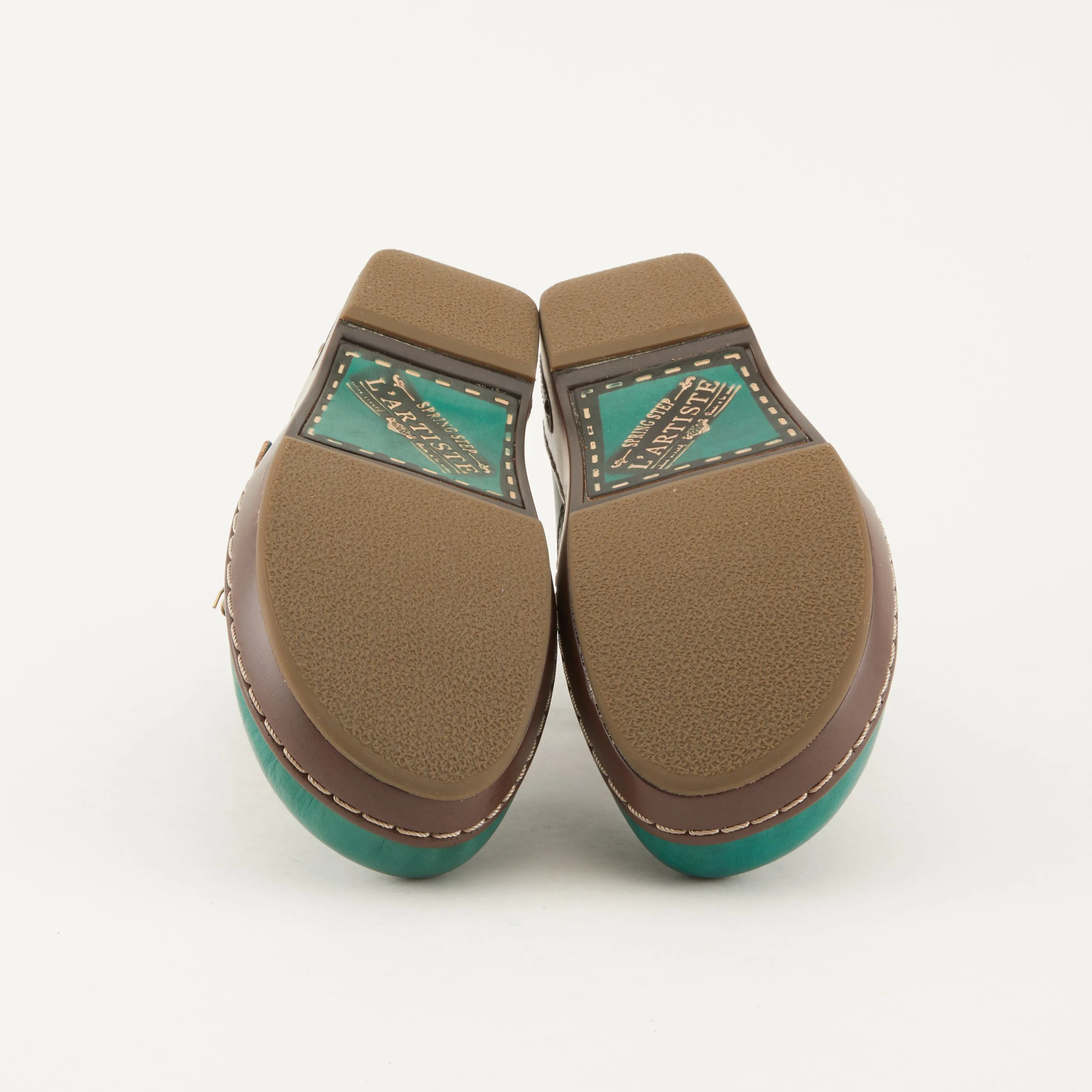 Spring Step Shoes  L'Artiste Aneria Women’s Hand Painted Leather Clogs