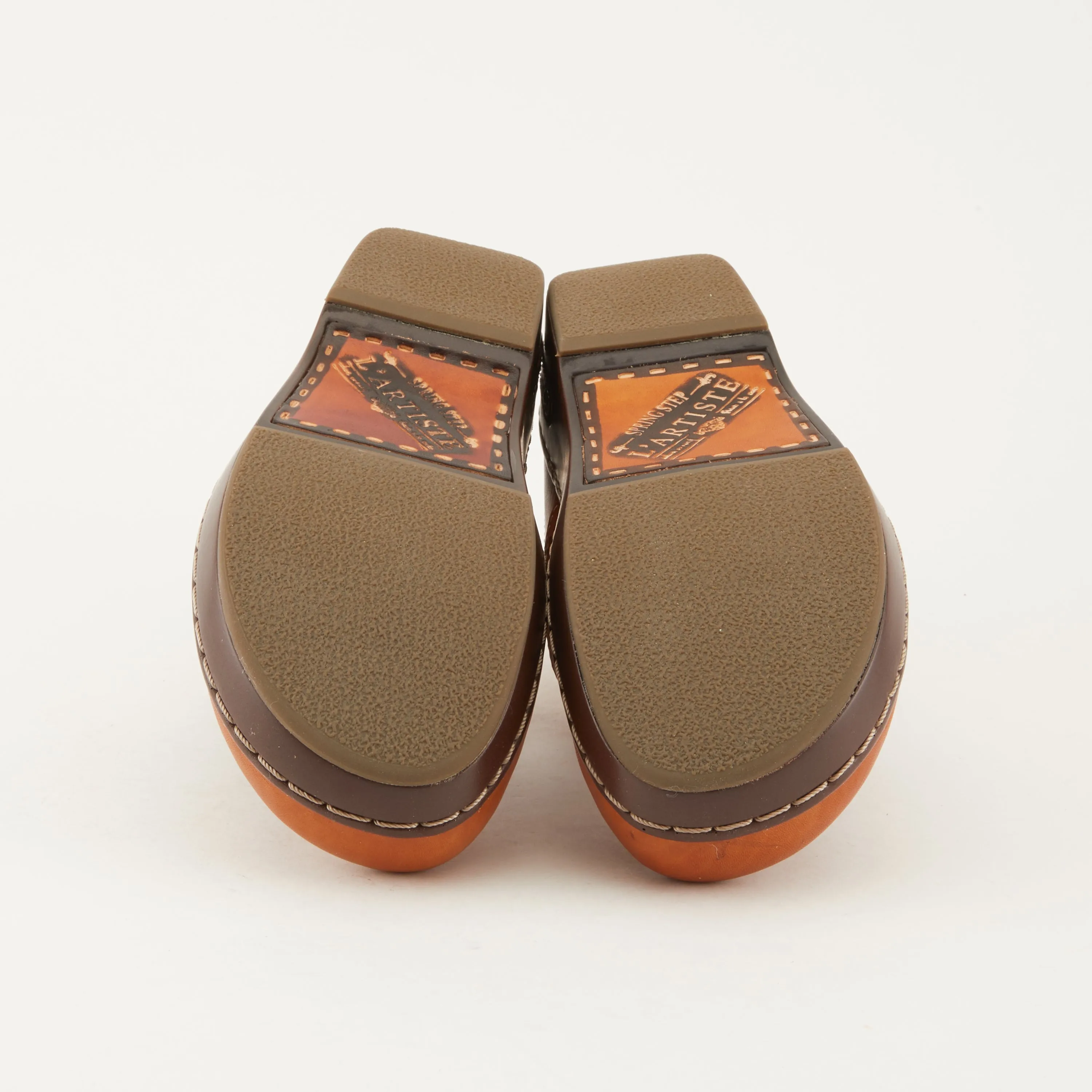 Spring Step Shoes  L'Artiste Aneria Women’s Hand Painted Leather Clogs