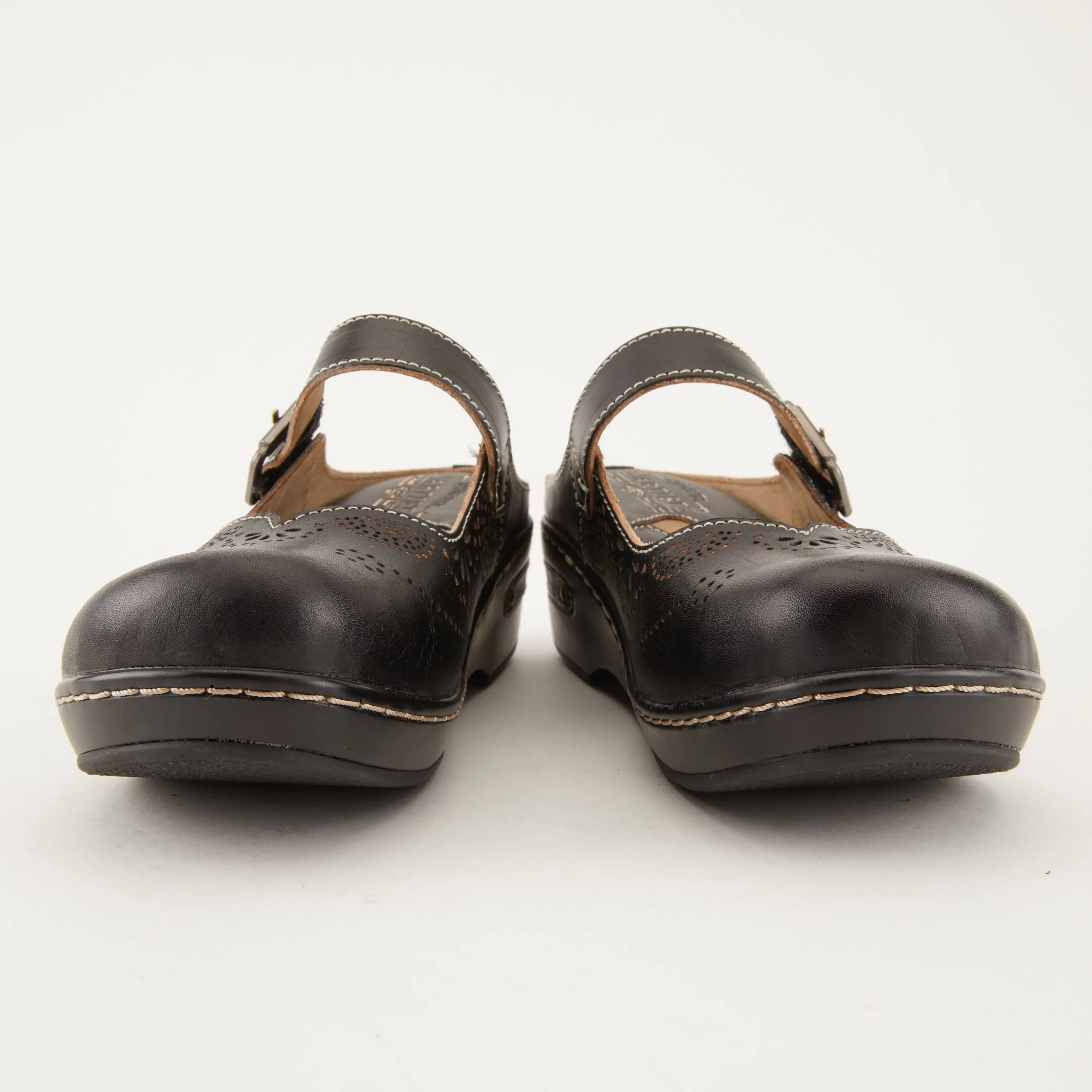 Spring Step Shoes  L'Artiste Aneria Women’s Hand Painted Leather Clogs