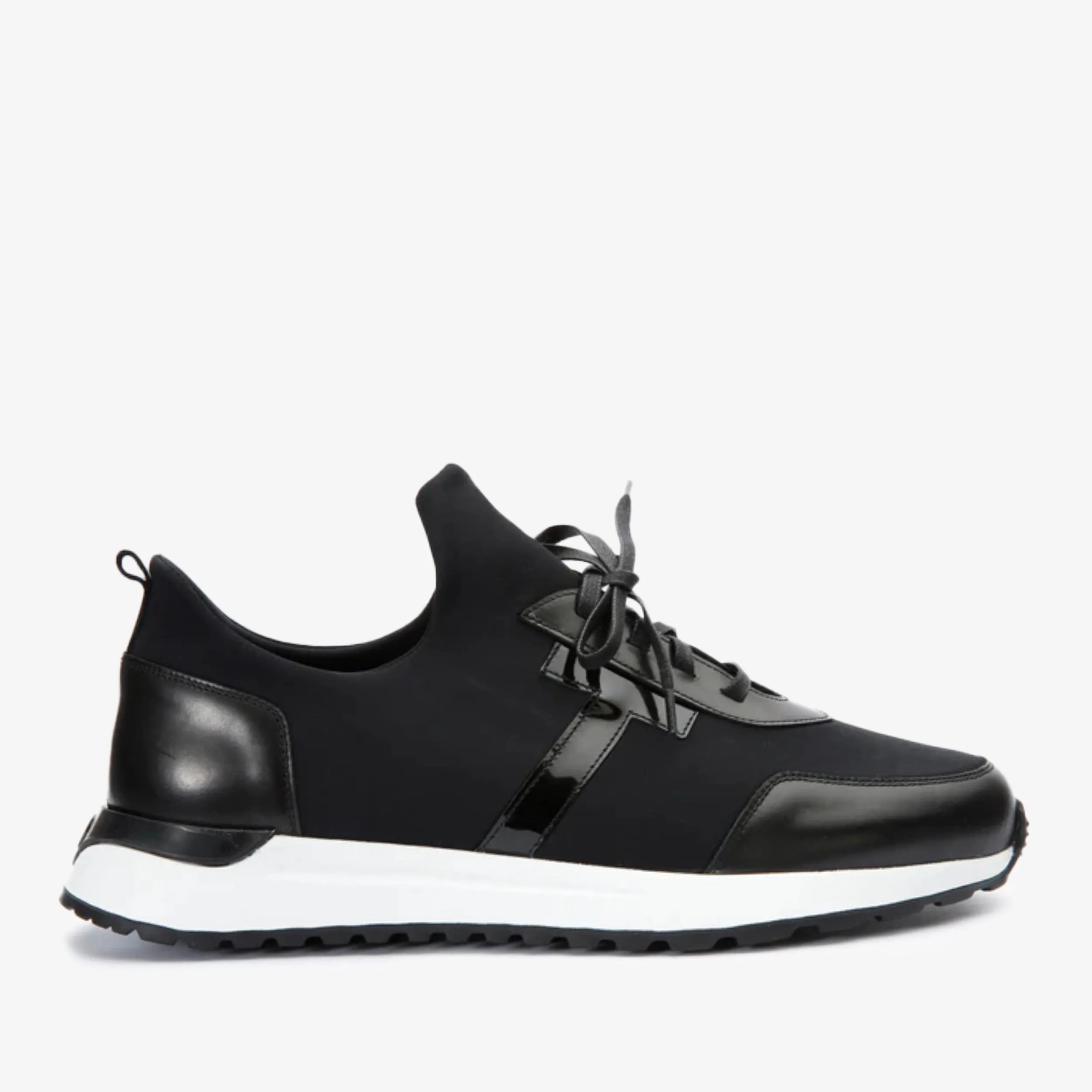 Popular Pick The Nebreska Black Leather Men Sneaker Final Sale!