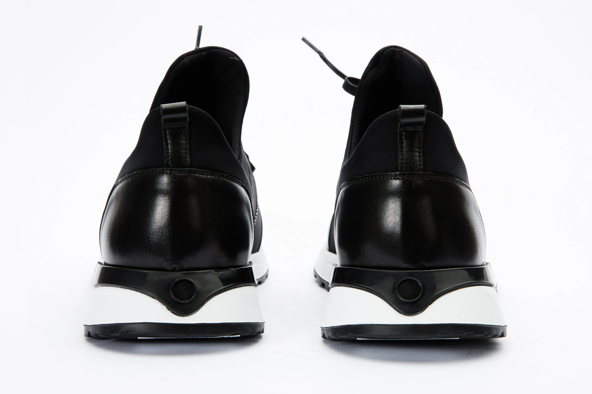 Soft Step The Nebreska Black Leather Men Sneaker Final Sale!