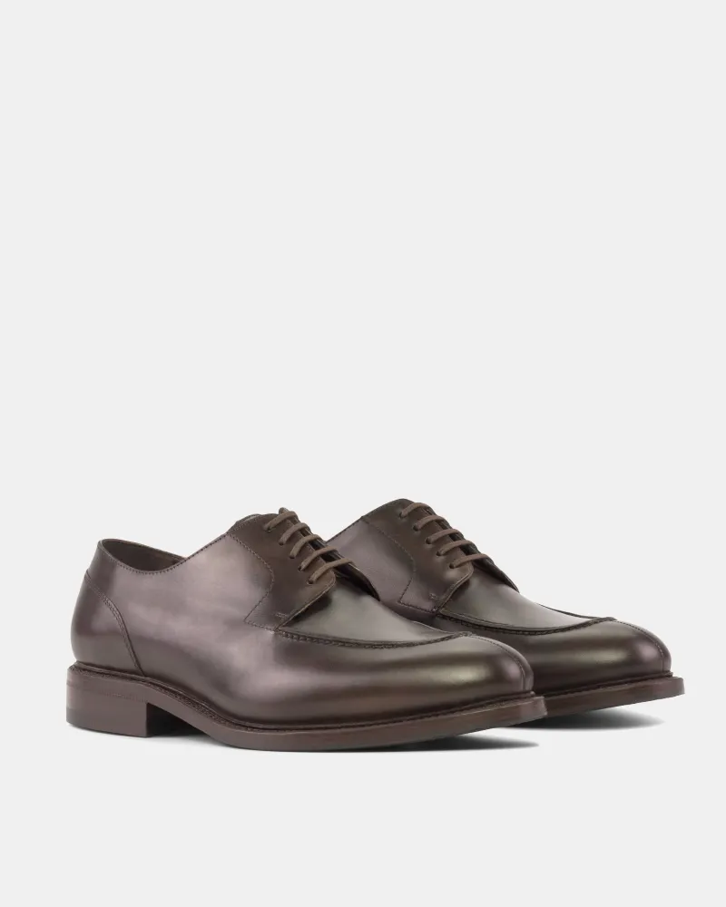 Office Shoes Season Wear Outlet - Brown Split Toe Derby