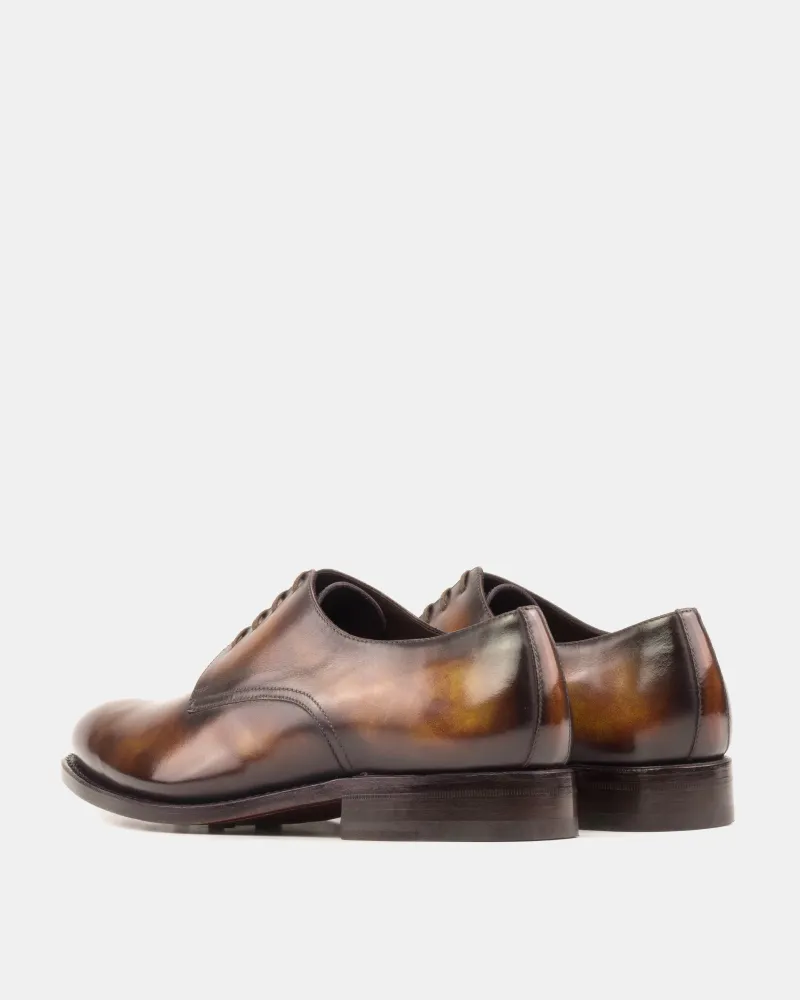 Nordic style Torsion Stability System Marco Derby in Fire Patina