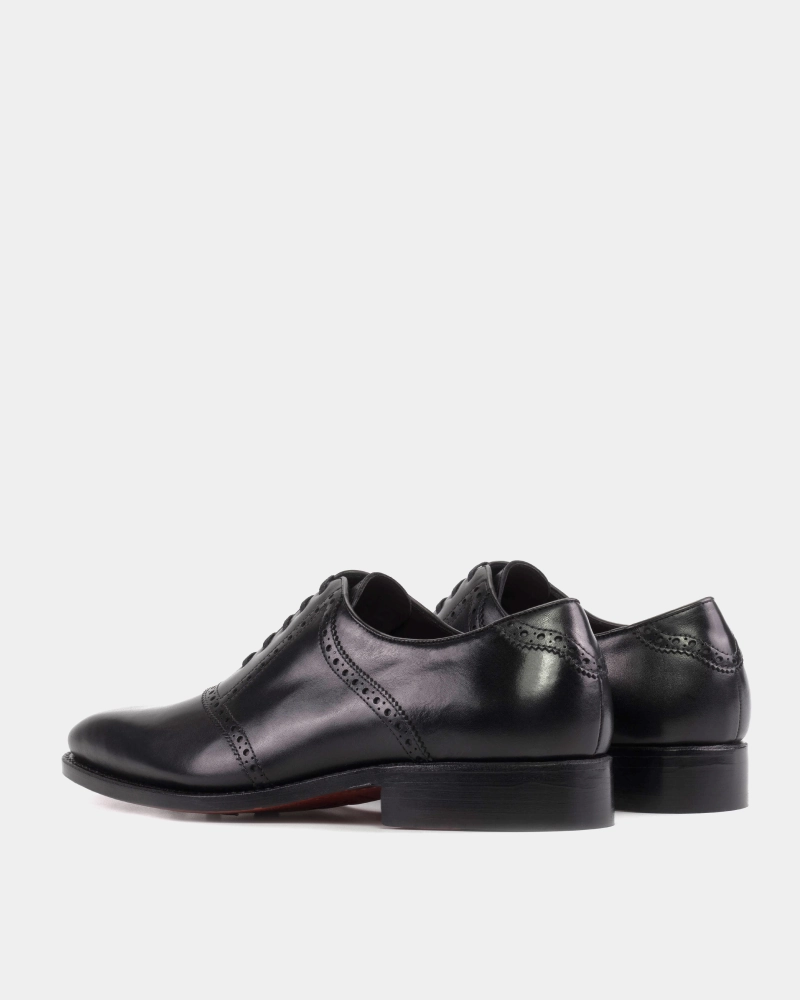 Spot Light Stylish Finish Outlet - Black Calf Saddle Oxford
