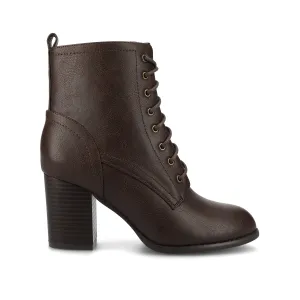 Work BAYLOR VEGAN LEATHER LACE-UP BOOTIES
