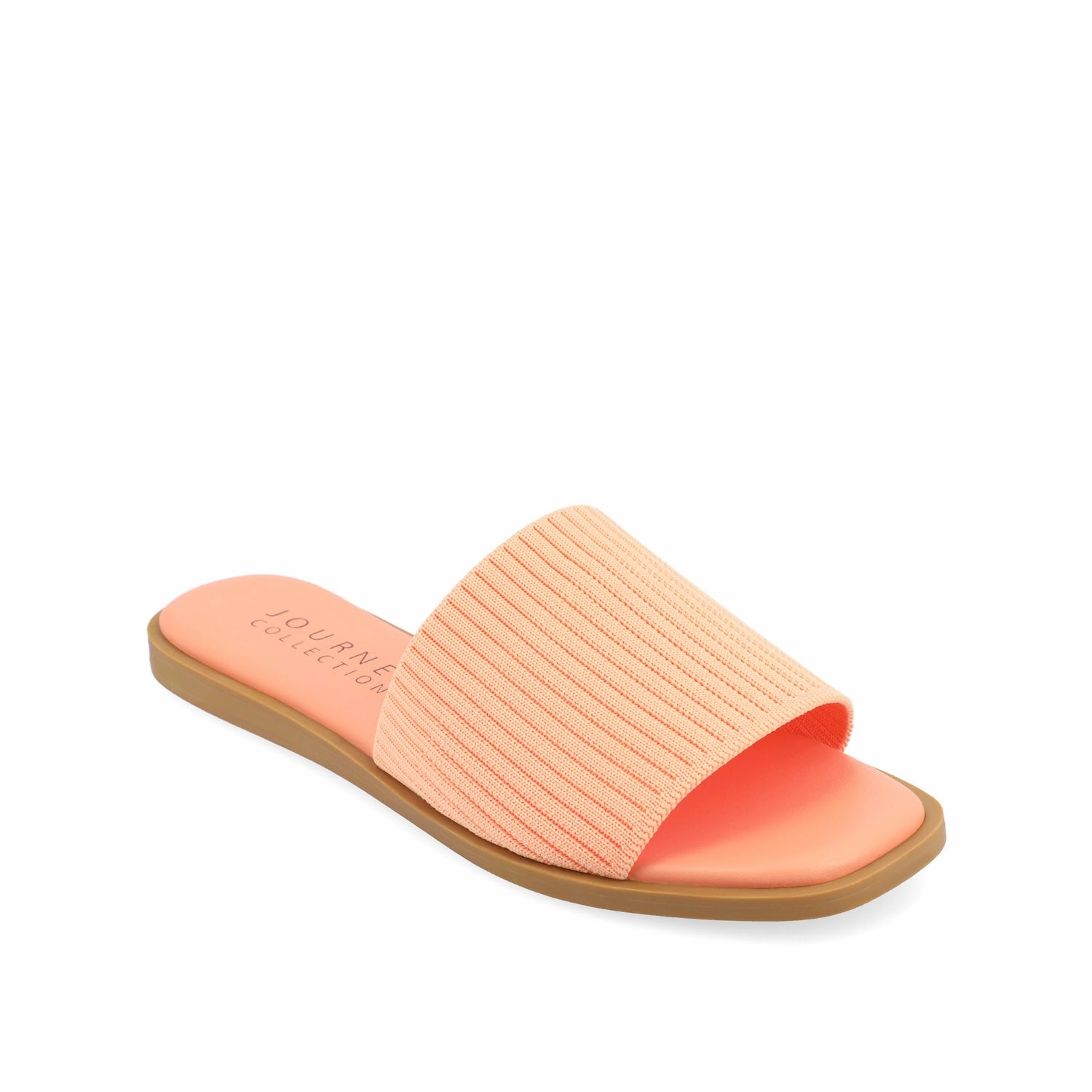Lightweight Frame Back Help PRISILLA SLIDE SANDALS IN KNIT FABRIC