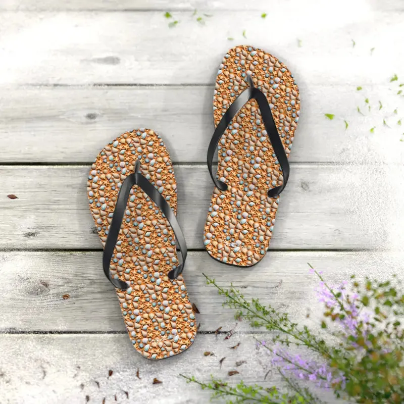 Star Fishes Unisex Flip Flops Beach Vibes