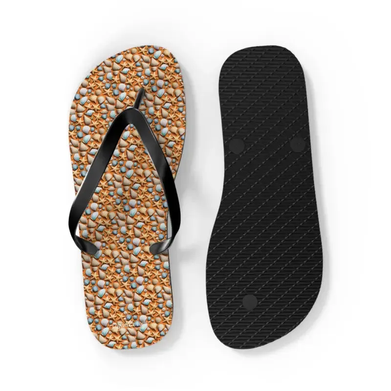 Star Fishes Unisex Flip Flops Beach Vibes