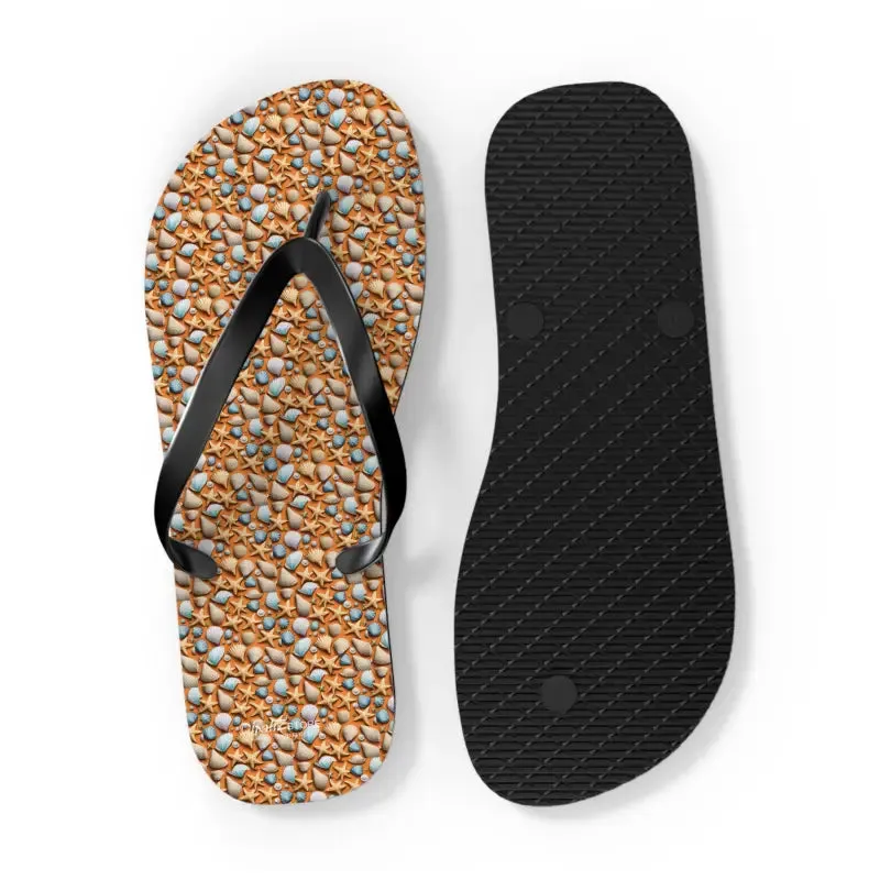 Star Fishes Unisex Flip Flops Beach Vibes
