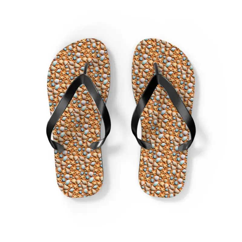 Star Fishes Unisex Flip Flops Beach Vibes
