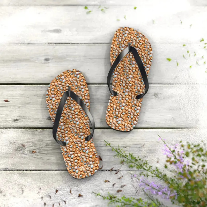 Star Fishes Unisex Flip Flops Beach Vibes