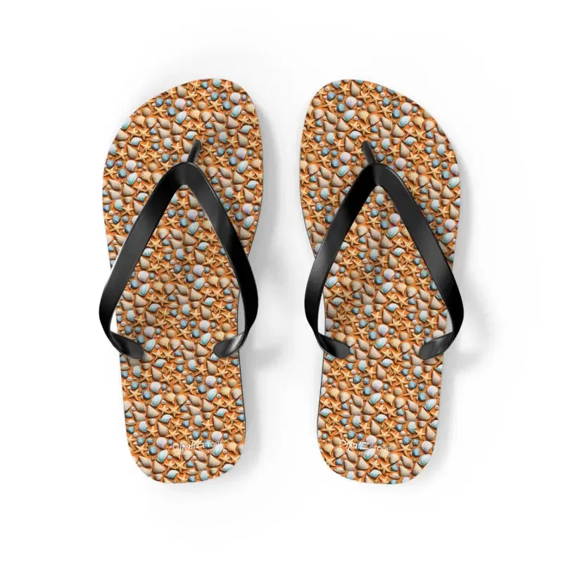Star Fishes Unisex Flip Flops Beach Vibes