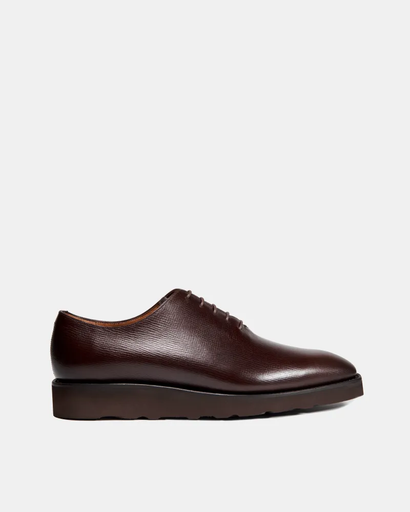 Dark Brown Wholecut Oxford Lightweight Shoe Lead Walk