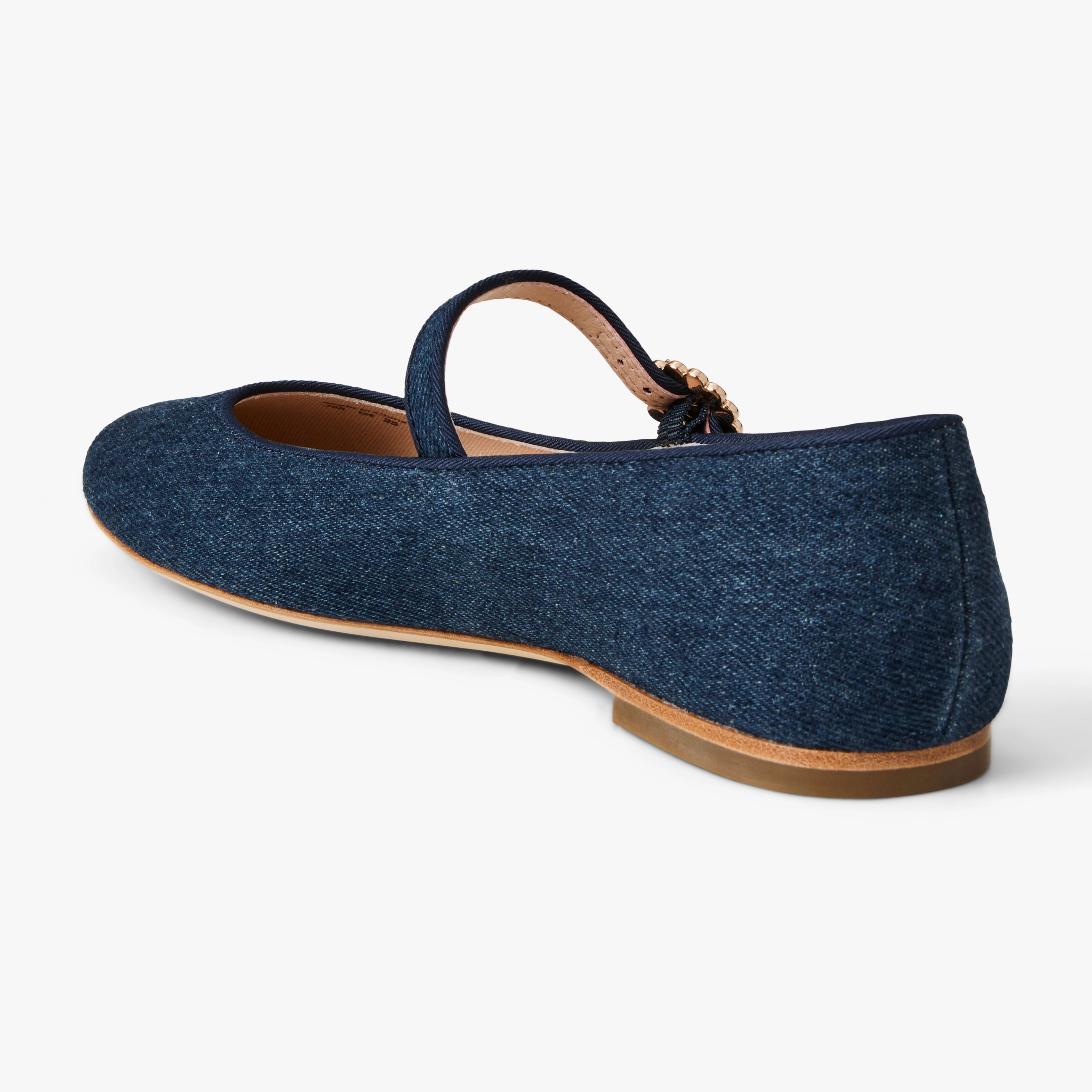 Mizzy Fabric Mary Jane Flat Comfortable Insole