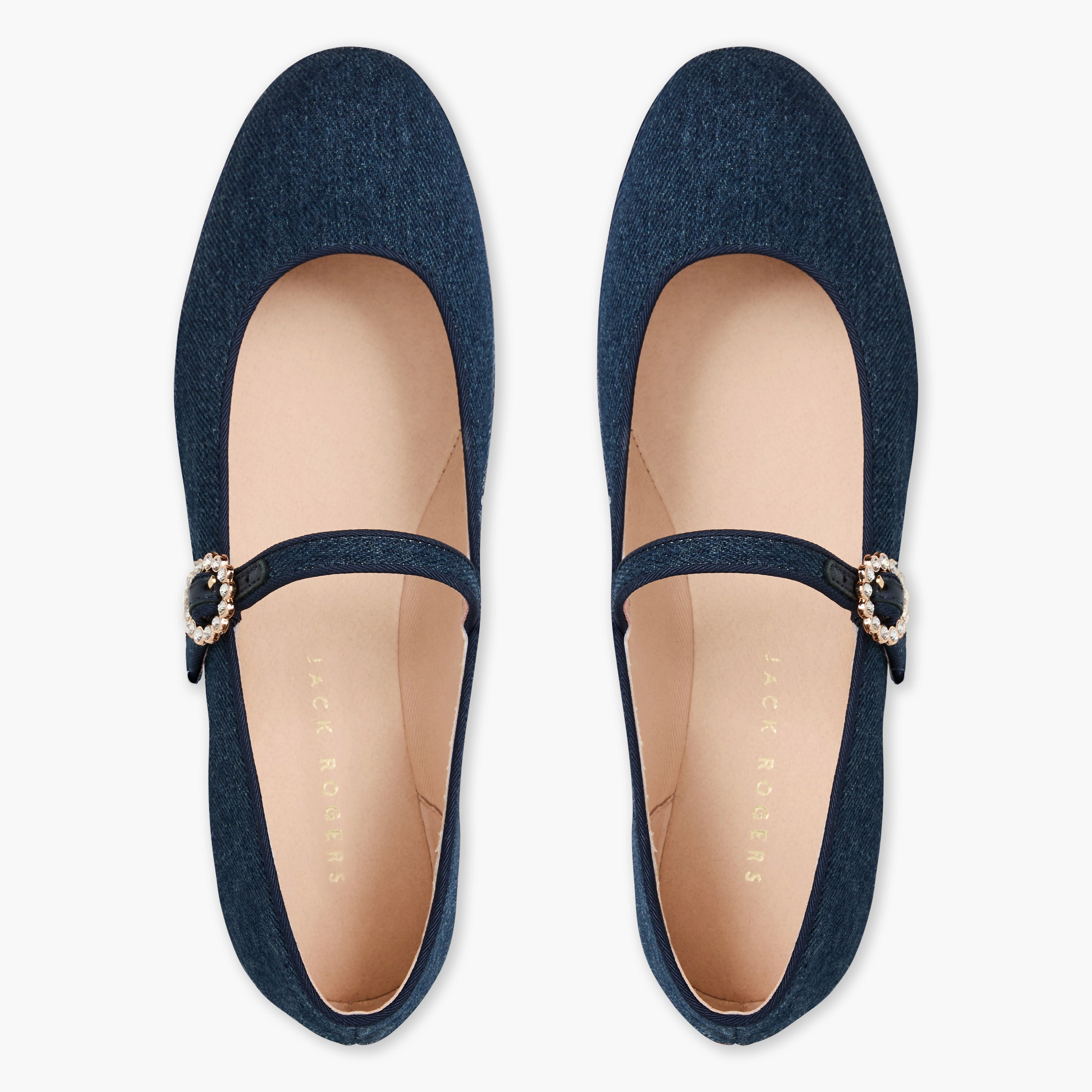 Mizzy Fabric Mary Jane Flat Library Mood Cozy Shoes