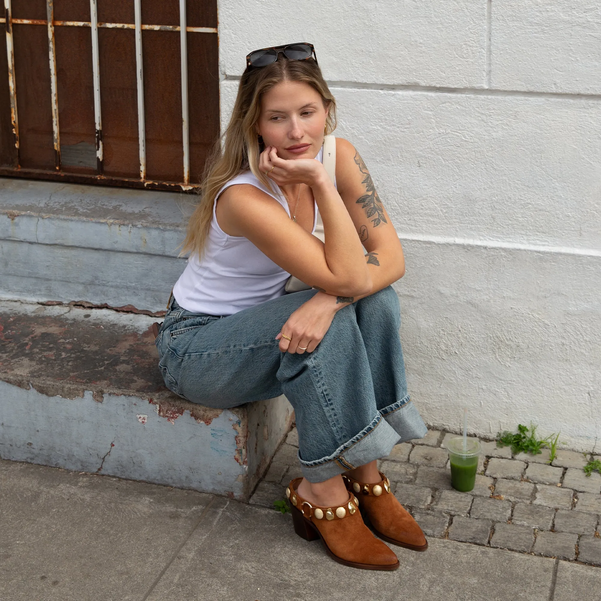 Summer Sandals KANYON HEELS BROWN SUEDE