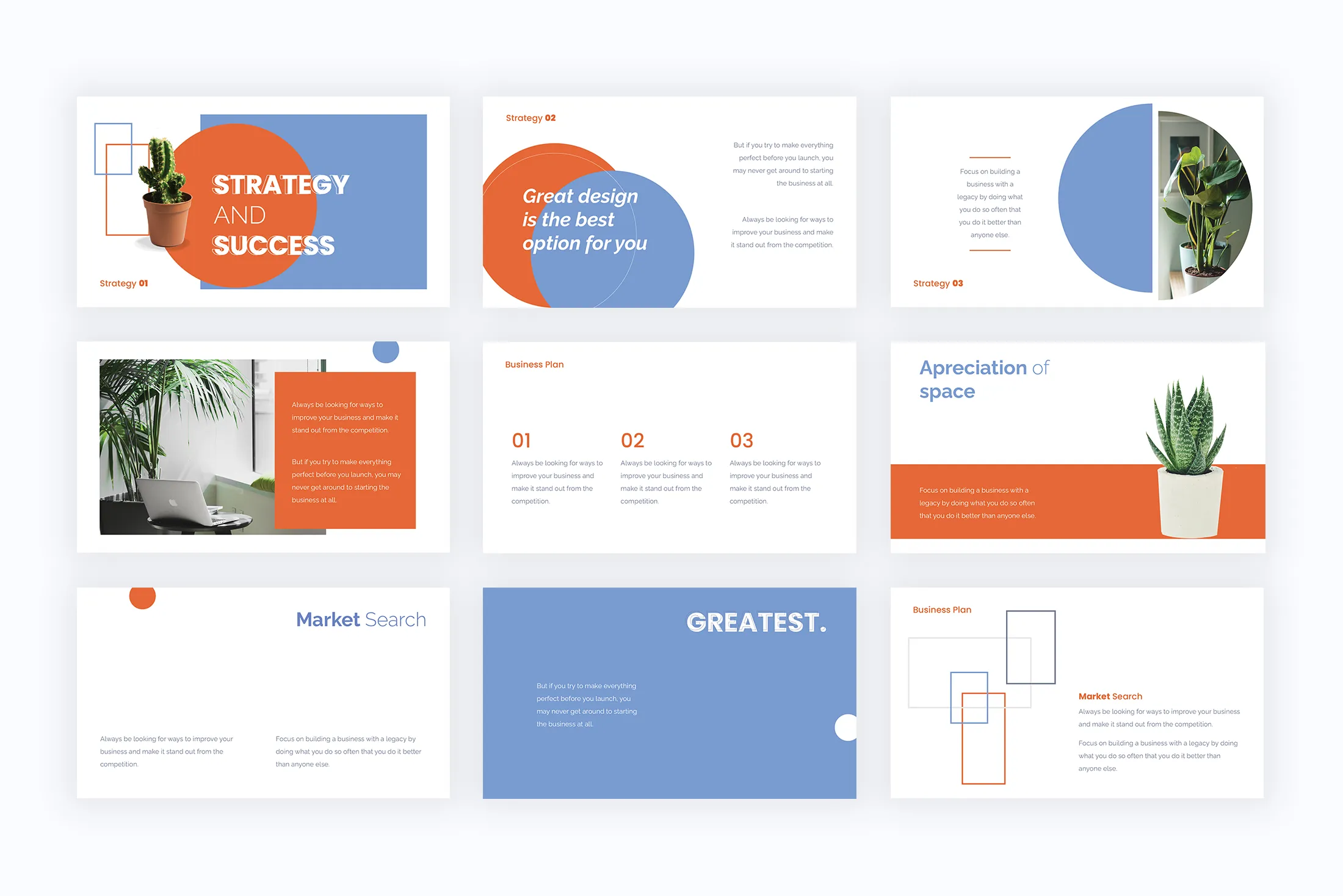 Strategy and Success Presentation Templates