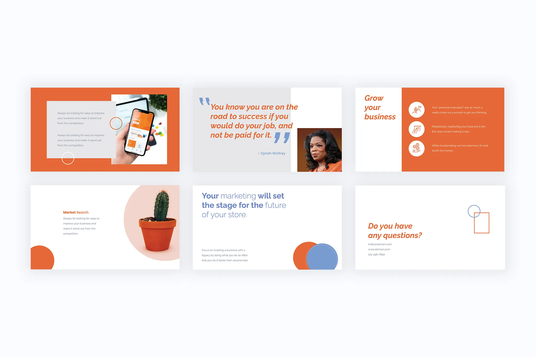 Strategy and Success Presentation Templates