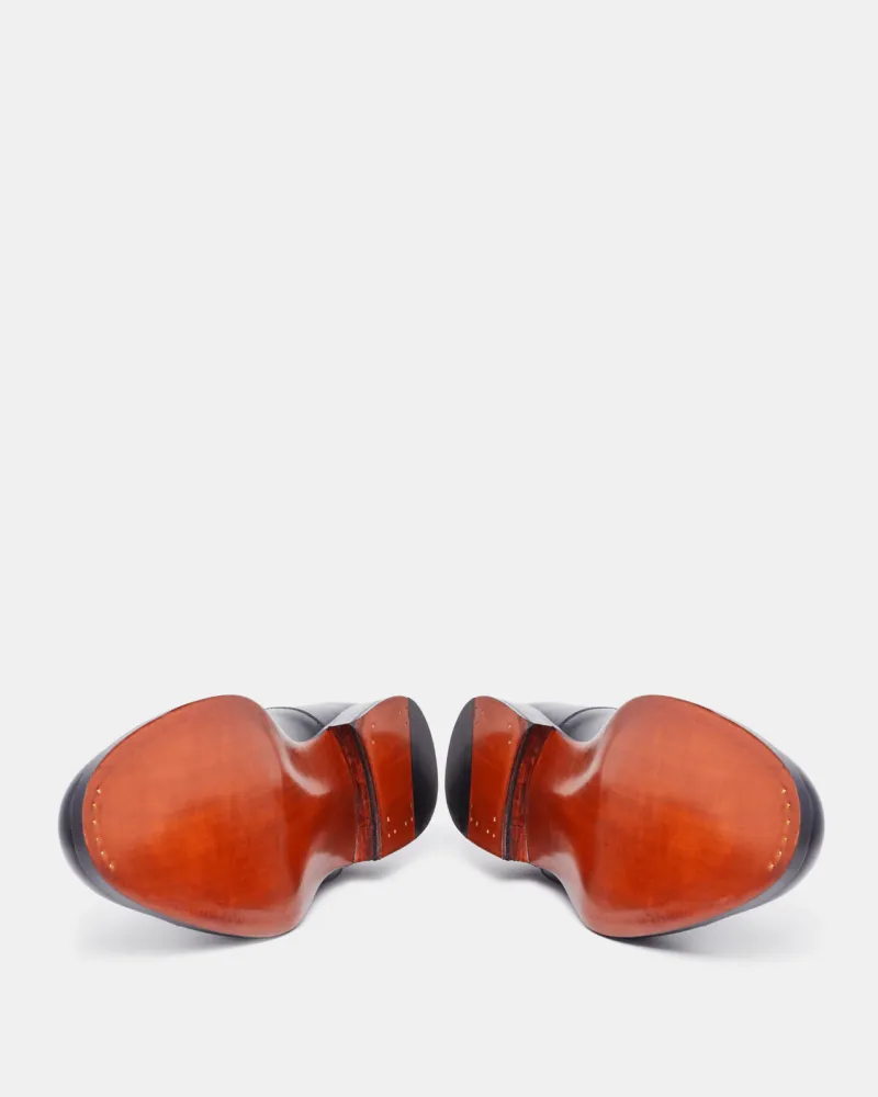 Museum Brown Cap Toe Oxford Dress Shoe Durable Leather