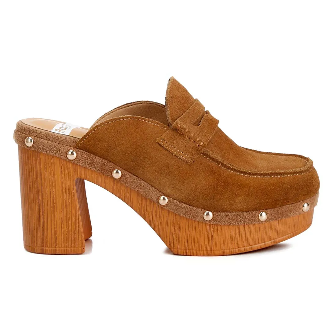 Suede Platform Clogs