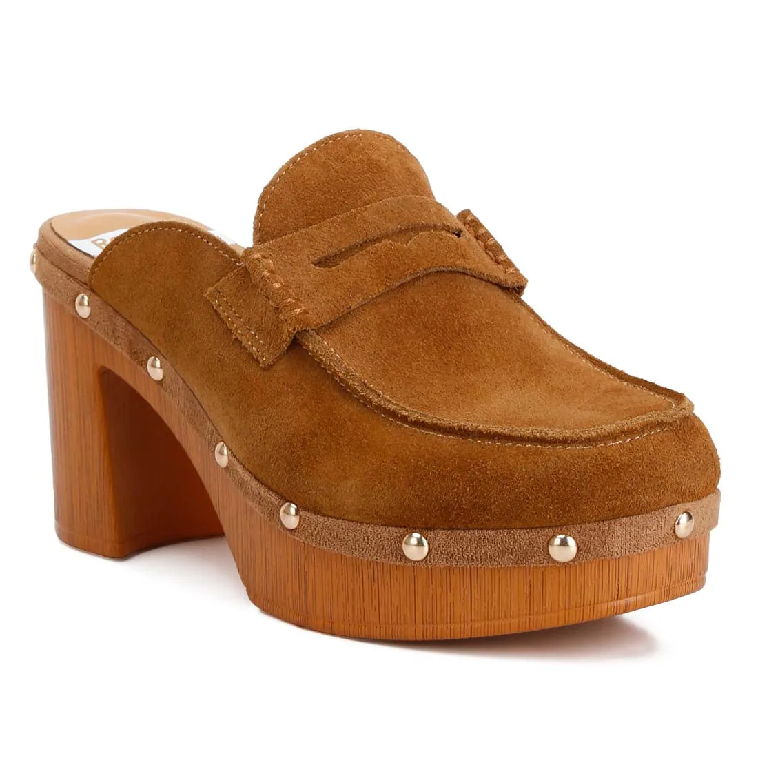 Suede Platform Clogs