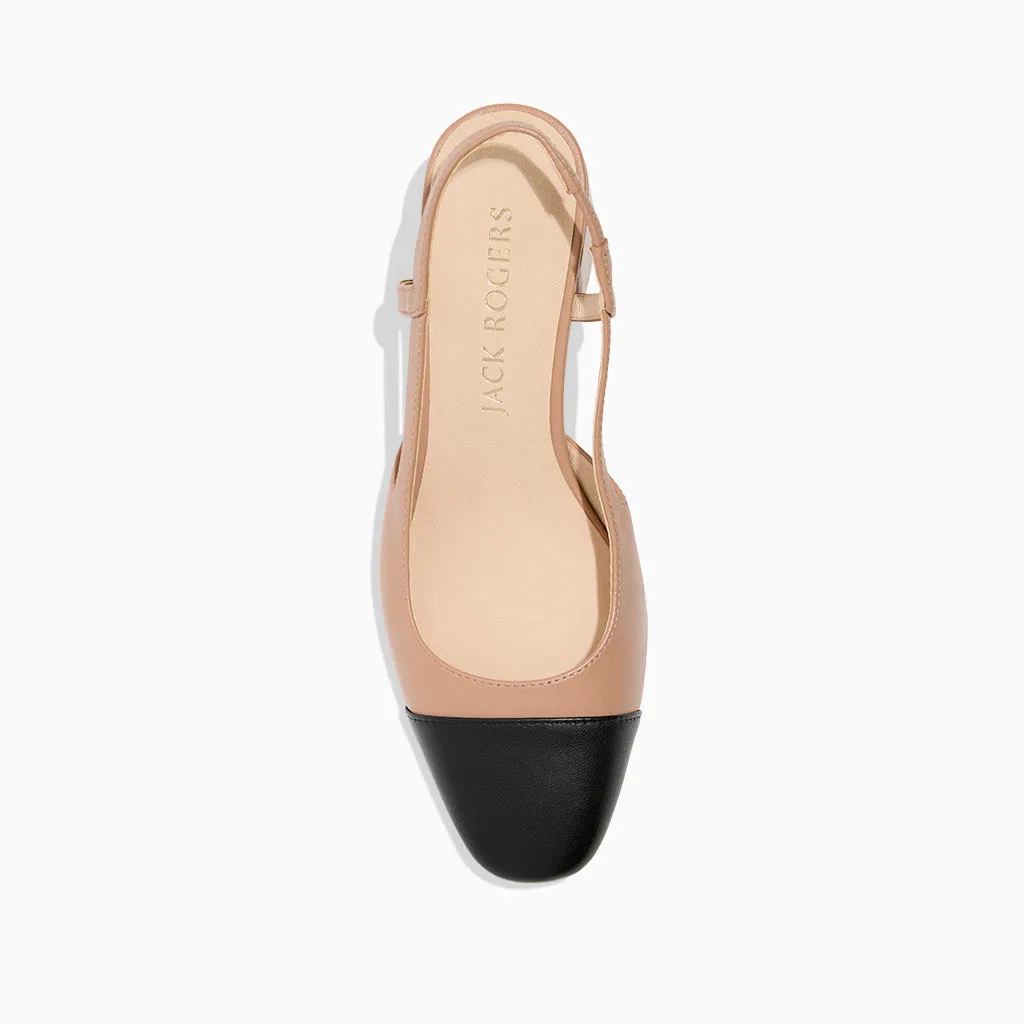 Birthday Spark Club Glow Summer Cap Toe Slingback Heel