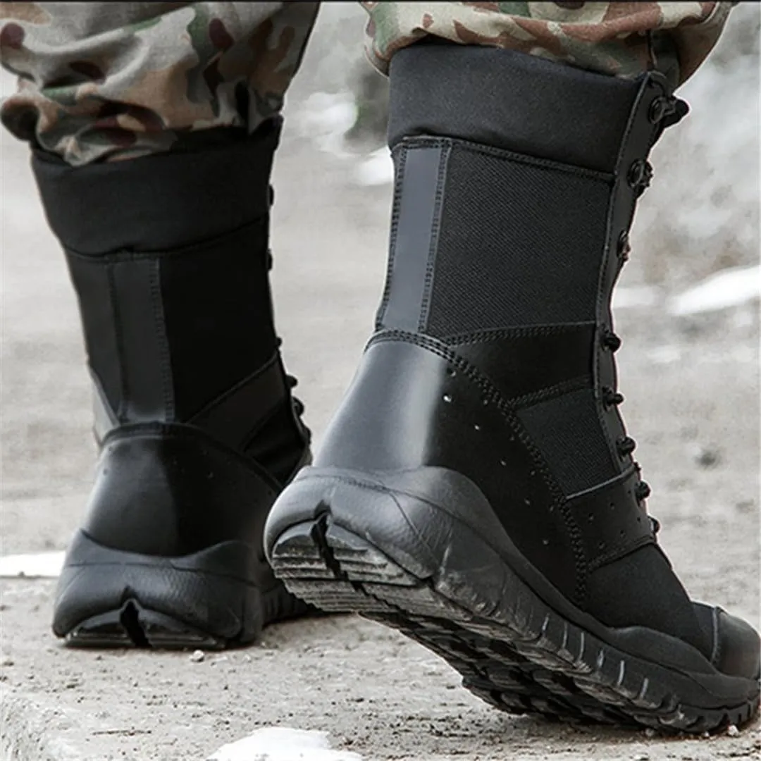Summer Combat Training Boot Men Women Climbing Training Lightweight Tactical Boots Outdoor Hiking Breathable Mesh Shoes