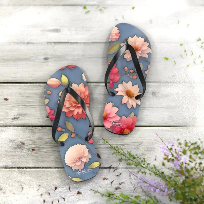 Summer Vibes Unisex Floral Flip Flops