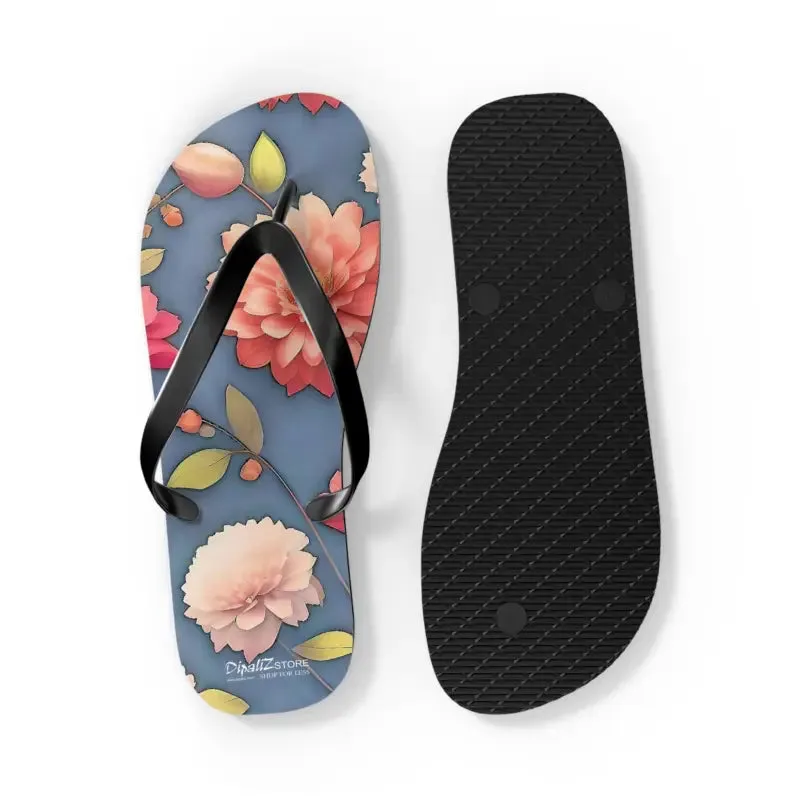 Summer Vibes Unisex Floral Flip Flops