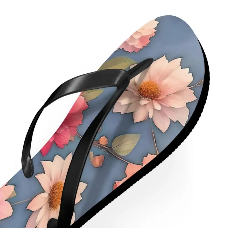 Summer Vibes Unisex Floral Flip Flops