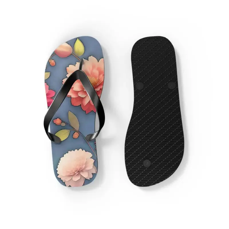 Summer Vibes Unisex Floral Flip Flops