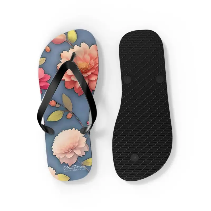 Summer Vibes Unisex Floral Flip Flops