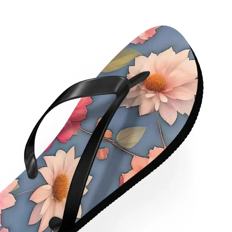Summer Vibes Unisex Floral Flip Flops