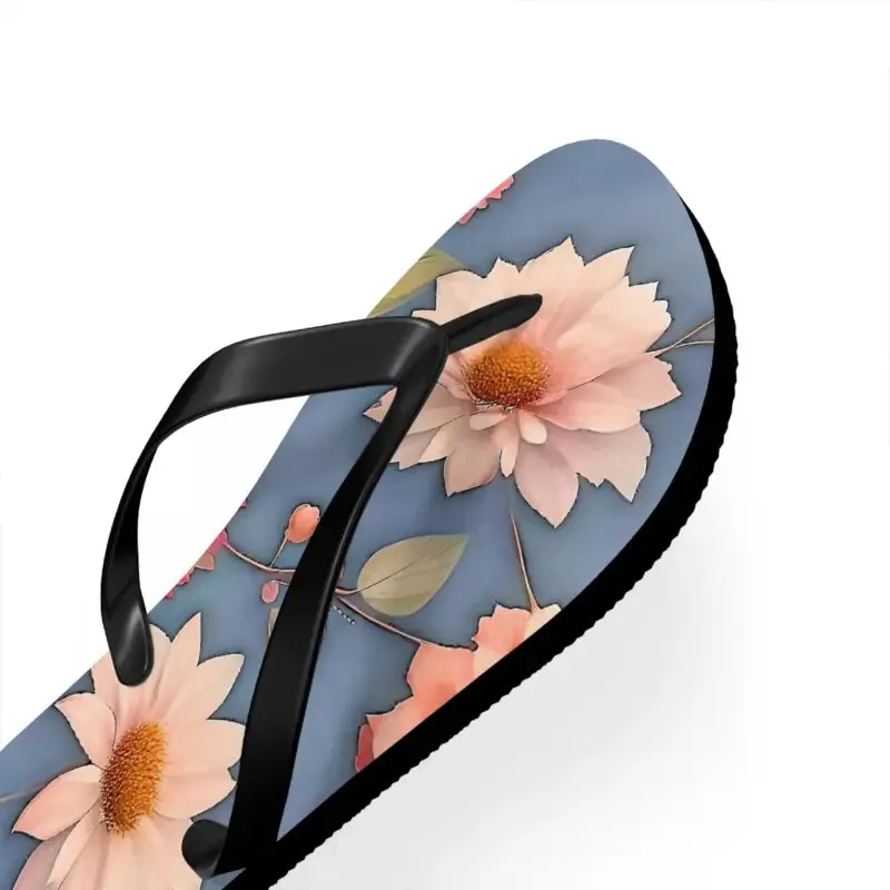 Summer Vibes Unisex Floral Flip Flops