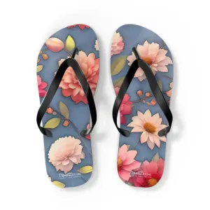 Summer Vibes Unisex Floral Flip Flops
