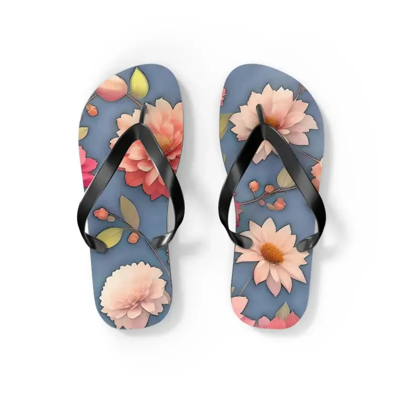 Summer Vibes Unisex Floral Flip Flops