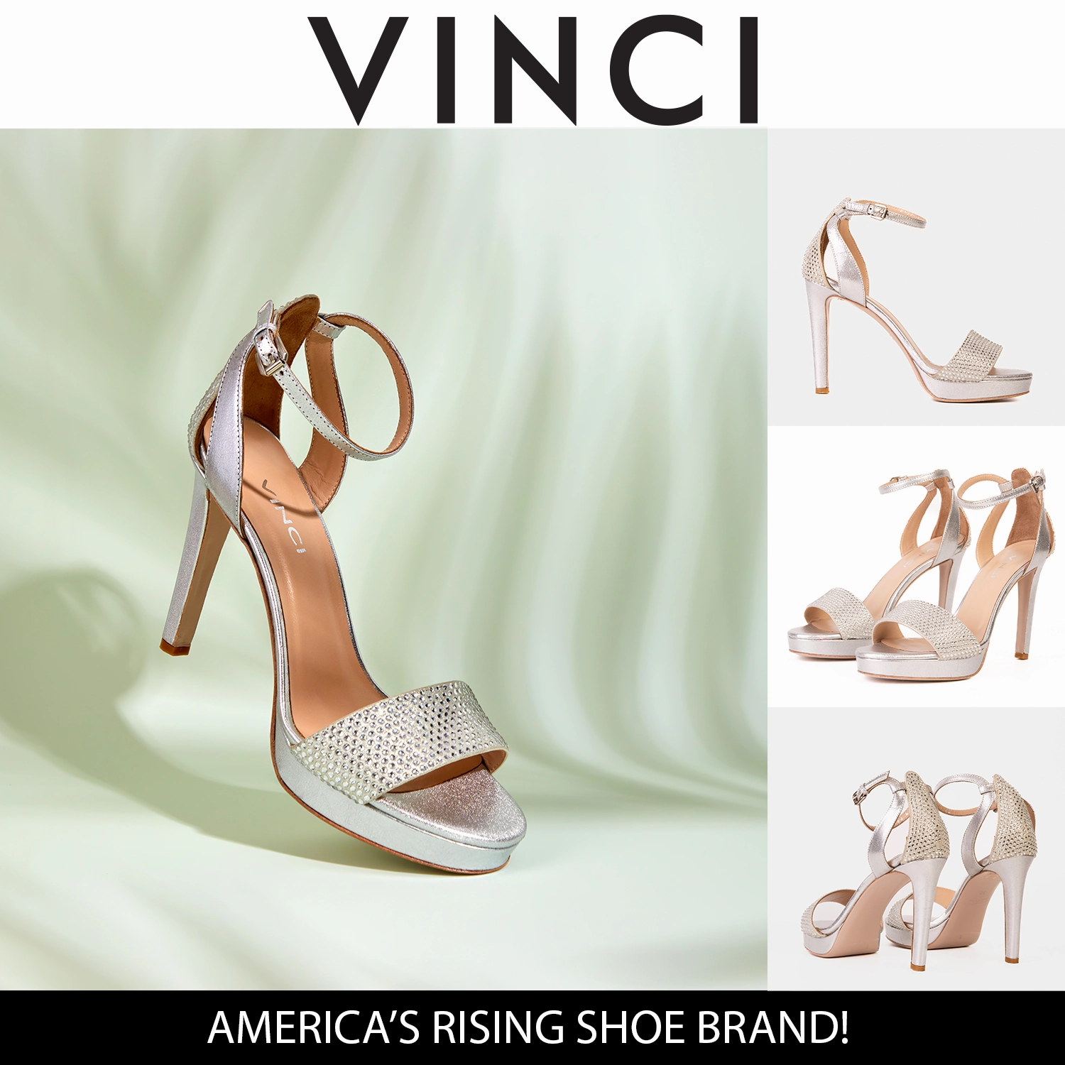 The Mars Platform Heel Silver Leather Women's Sandal least flexible waterproof - breathable membrane