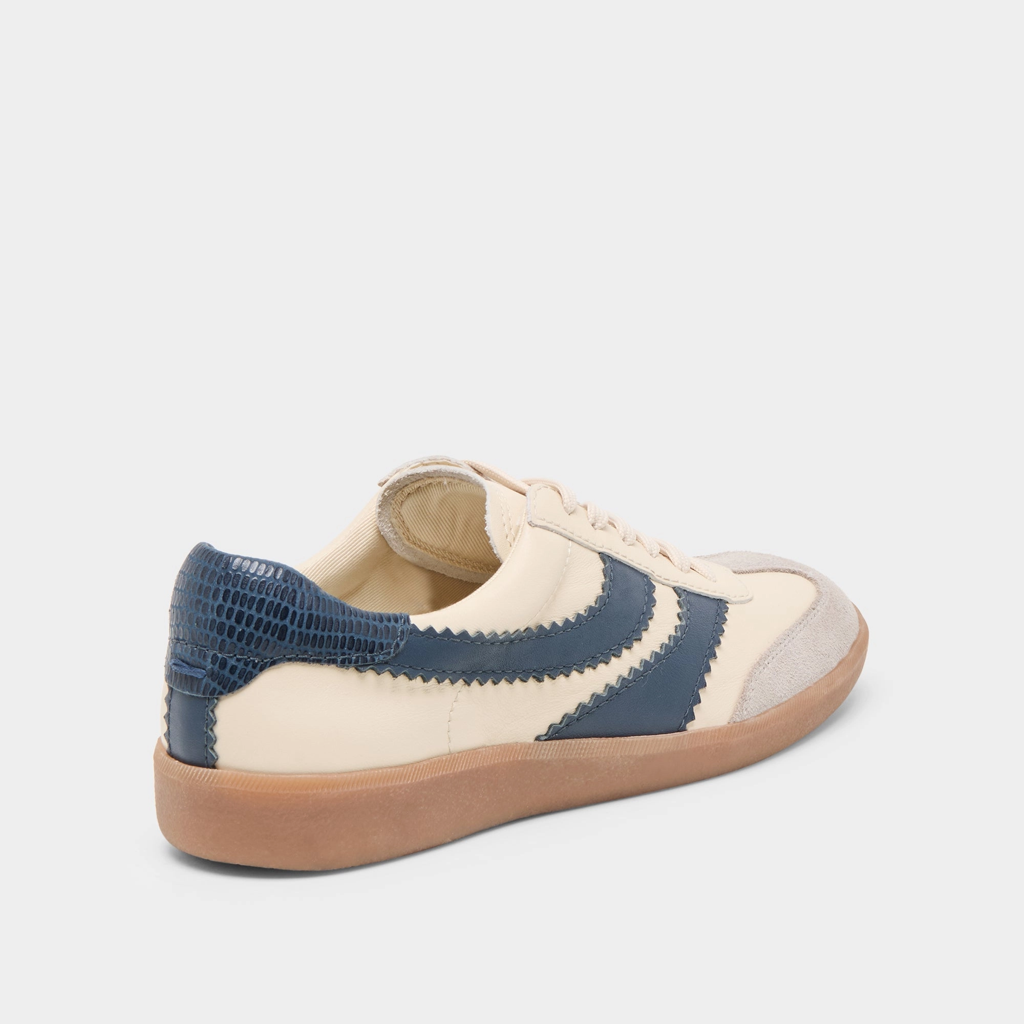 comfortable top MERIT SNEAKERS WHITE NAVY LEATHER