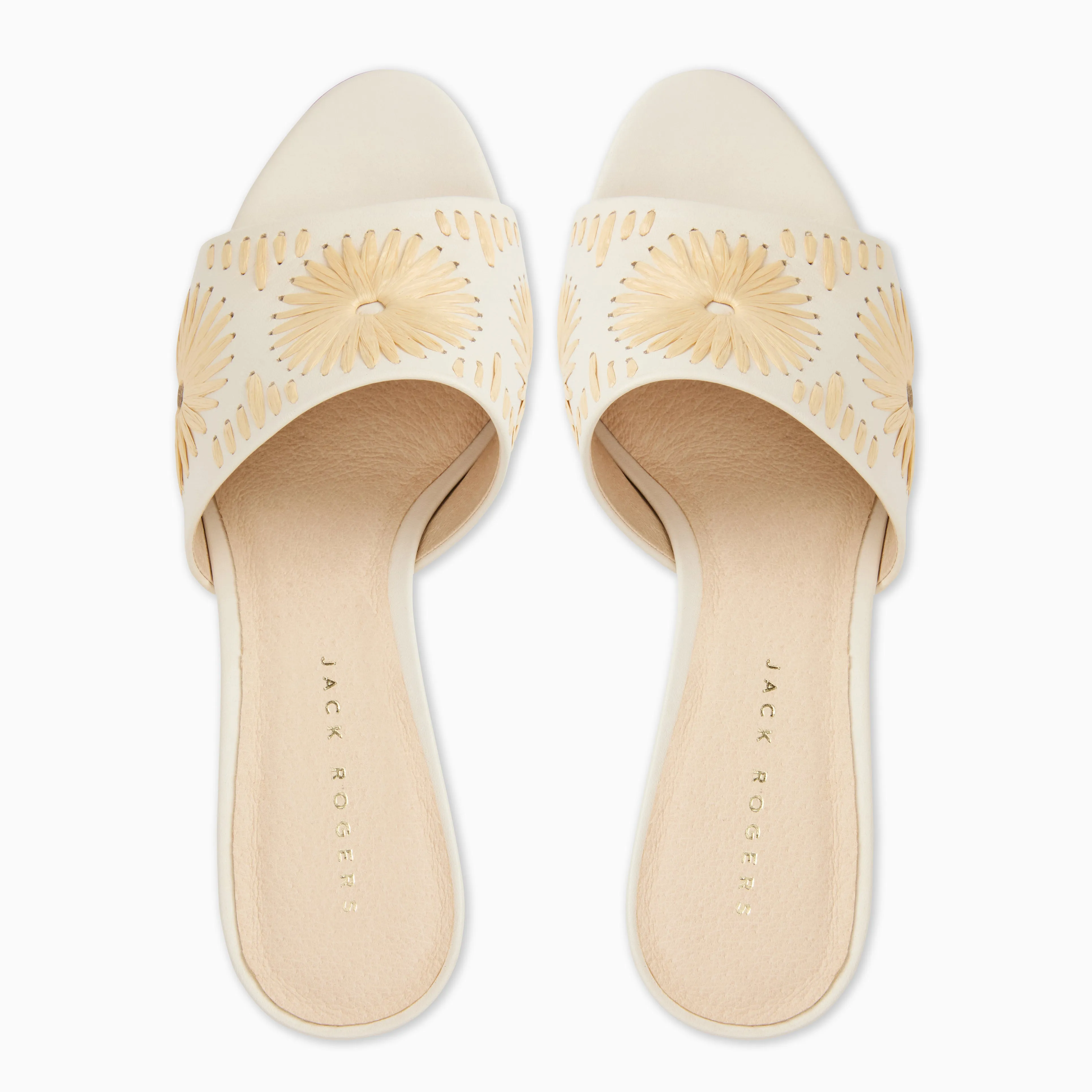 Susie Leather & Raffia Sandal Heel Fashion Spark Party Ready