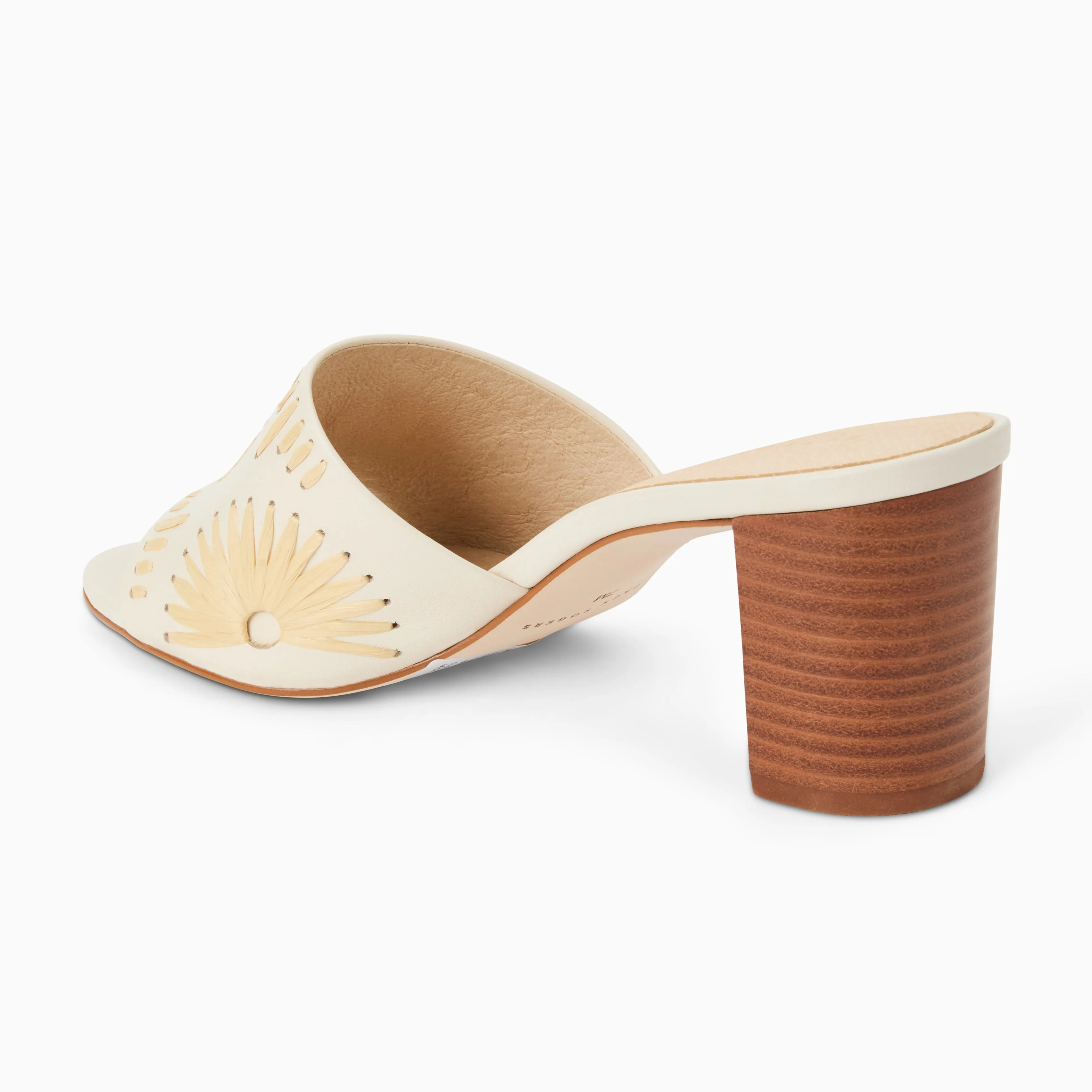 Susie Leather & Raffia Sandal Heel Classic Boots