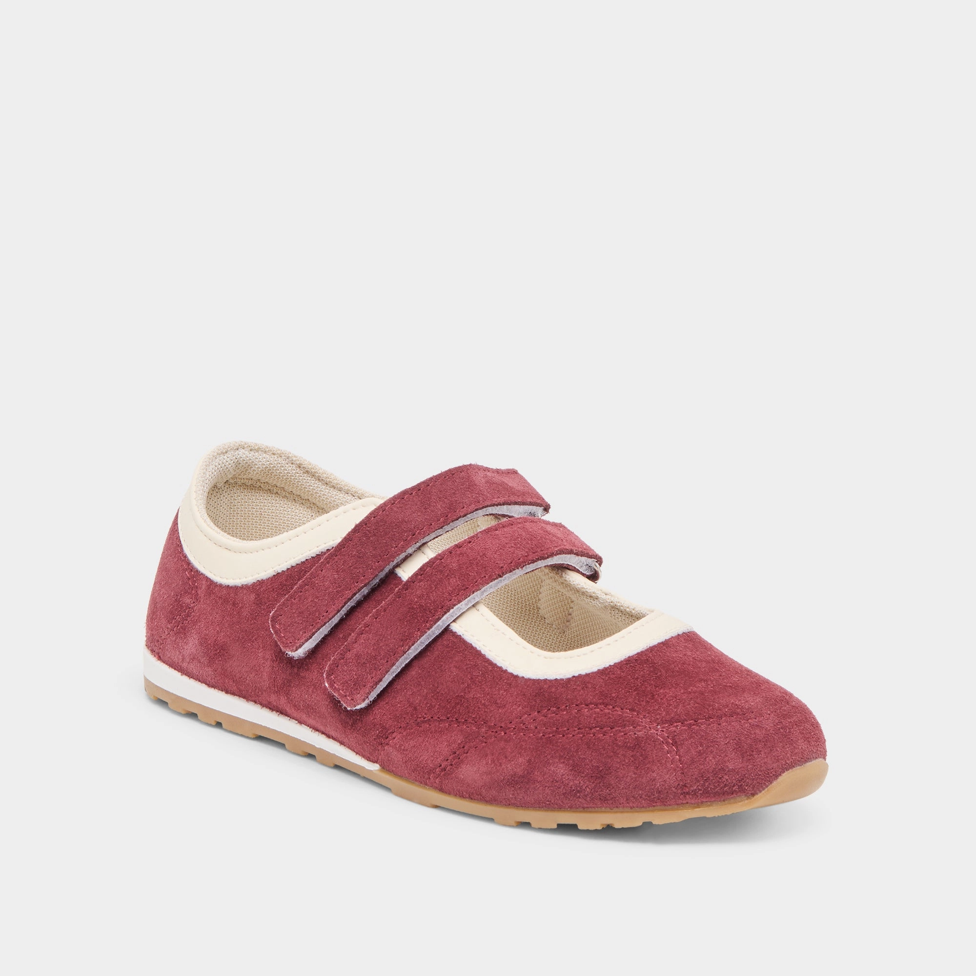 SWAN SNEAKERS BURGUNDY SUEDE Breathable mesh Everyday Shoes