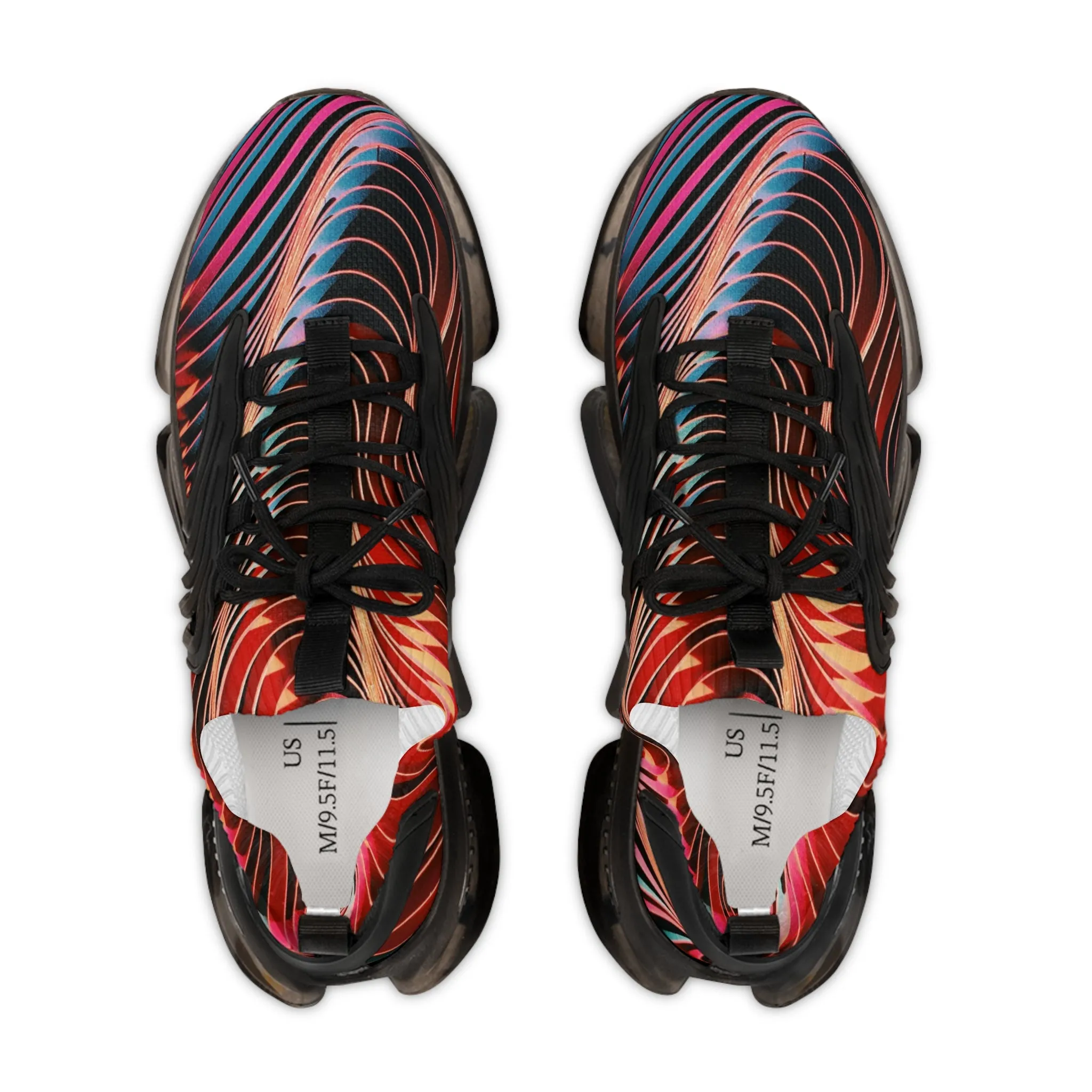 Swirls - Men's Mesh Sneakers