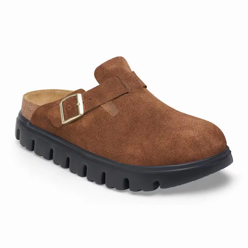 BIRKENSTOCK BOSTON CHUNKY WOMEN'S School - Friendly All-Weather Performance