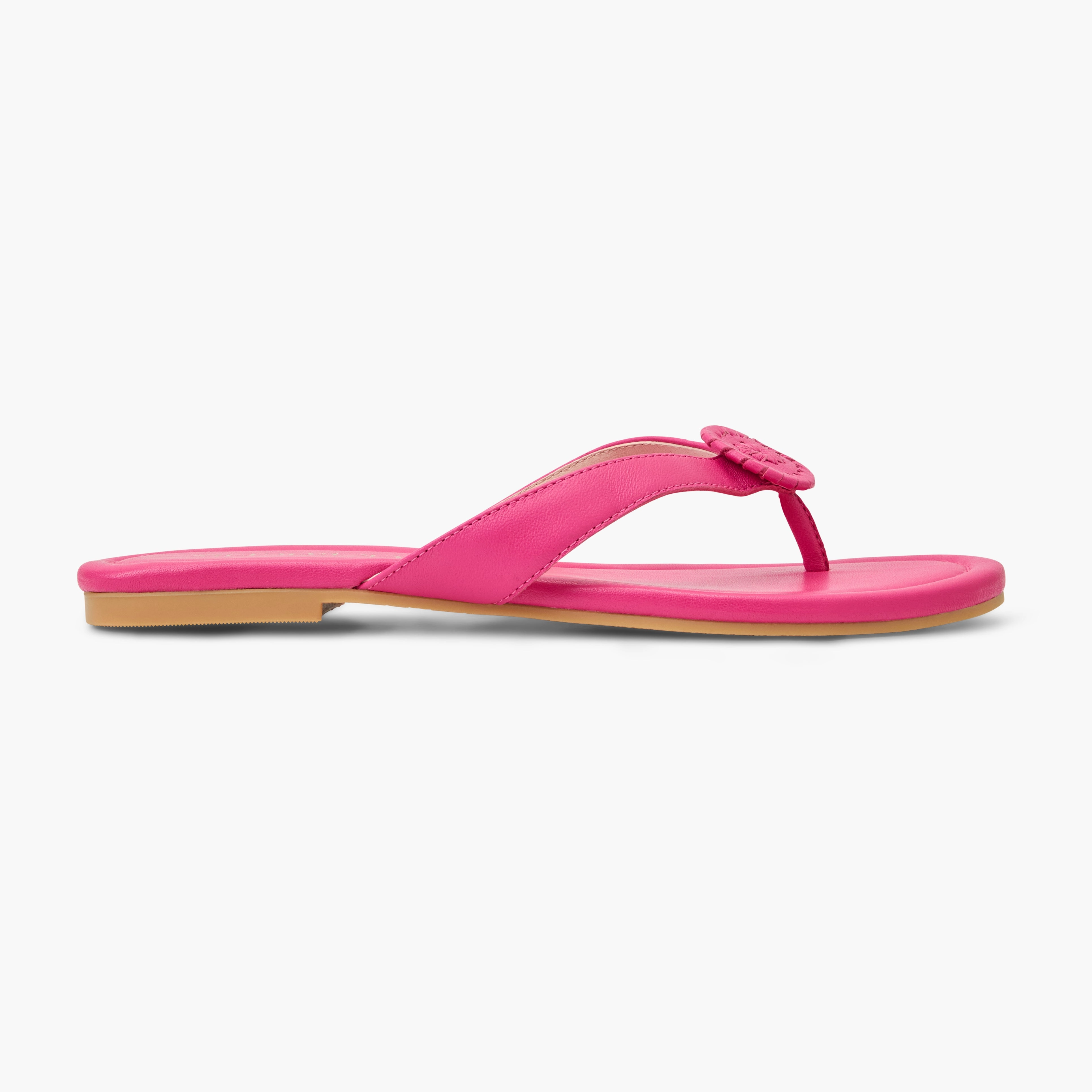 Roxy Leather Flip Flop Slim Profile