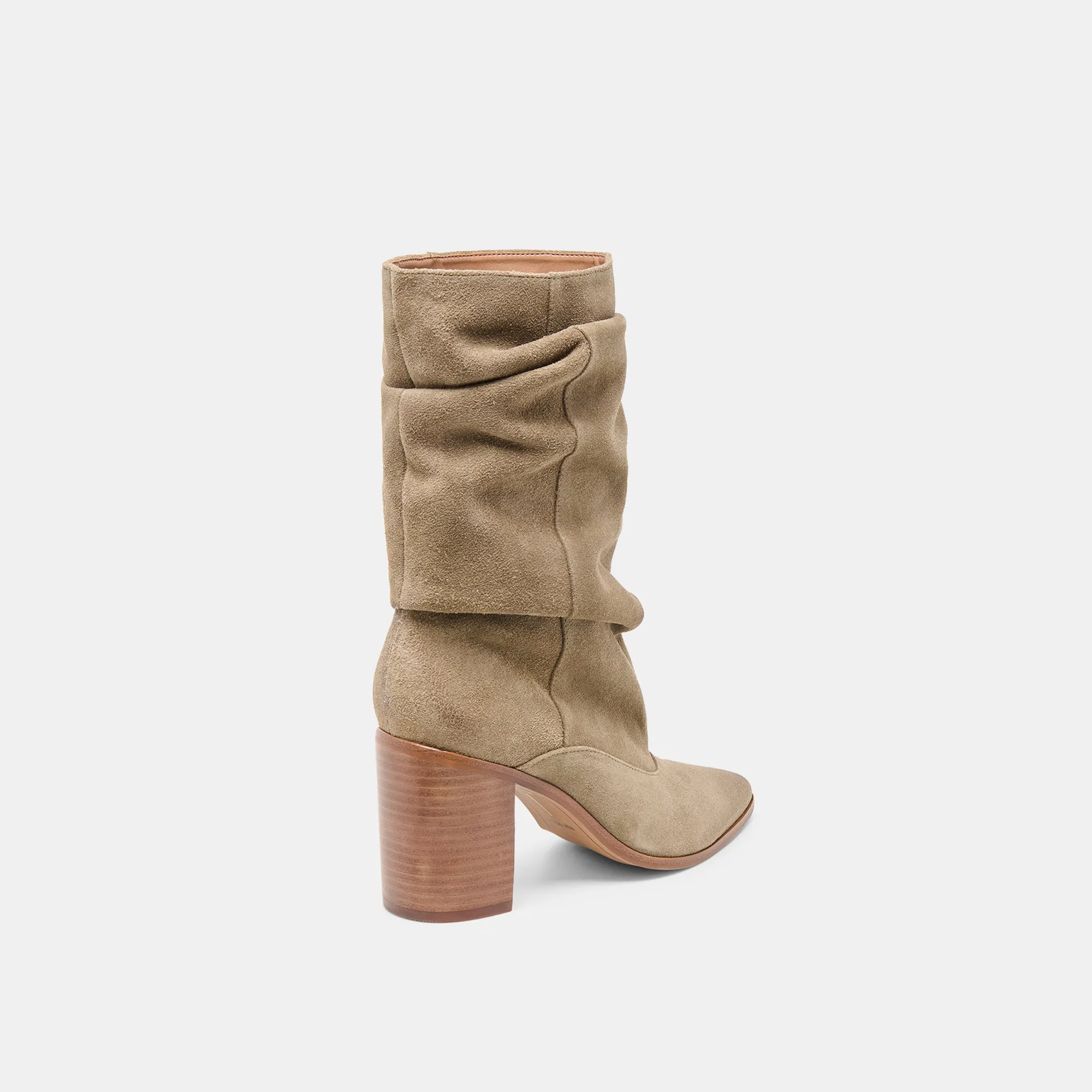 TALINA BOOTS OLIVE SUEDE Comfortable Arch