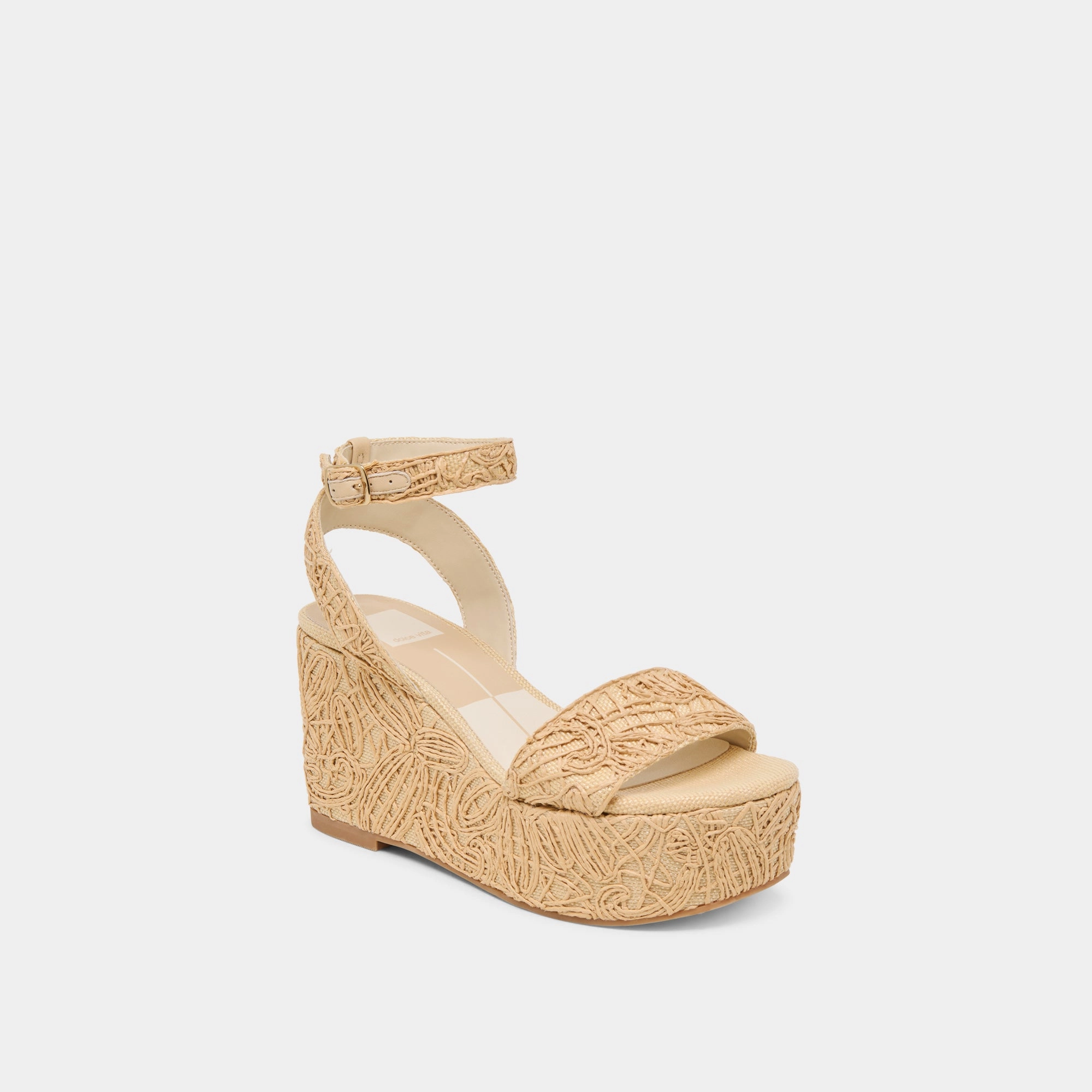 TALISA WEDGES NATURAL MACRAME smallest
