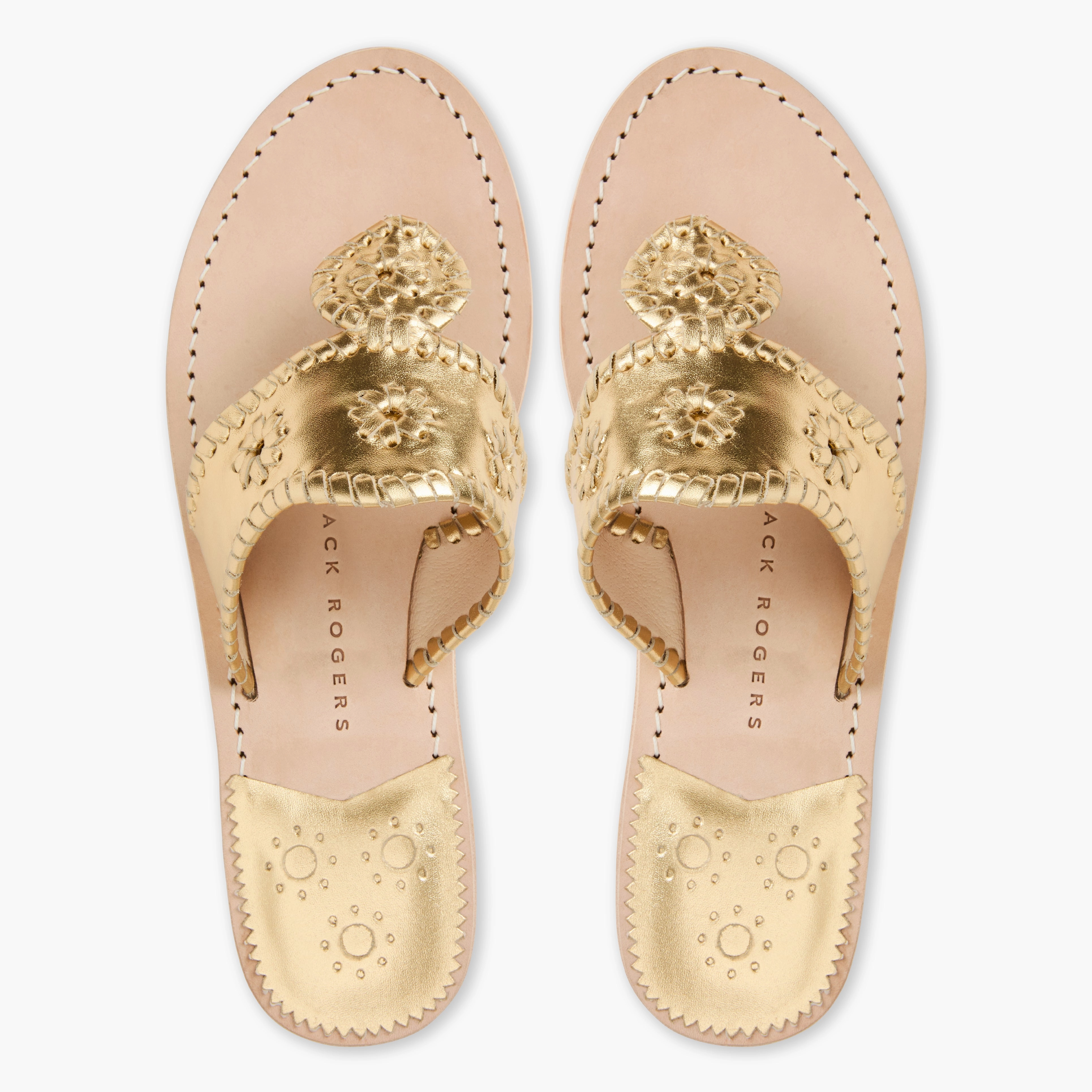 Universal Strap Lock Mechanism Jacks Wide Width Leather Flat Sandal