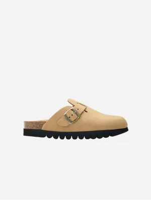 Taro Comfort Women's Vegan Footbed Sandals | Beige